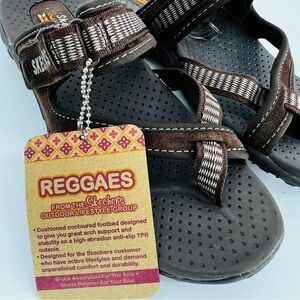 Skechers Reggaes Outdoor Active Lifestyle Waterproof Sandals Sz 7